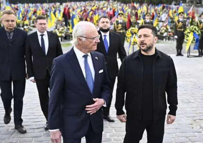 Король Швеції Карл XVI Густав прибув до України