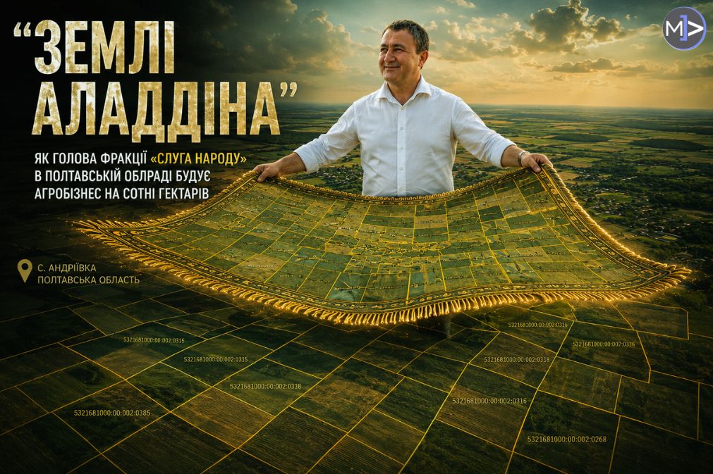 Таємний агрохолдинг за фасадом фіктивного розлучення голови фракції «Слуг народу» на Полтавщині