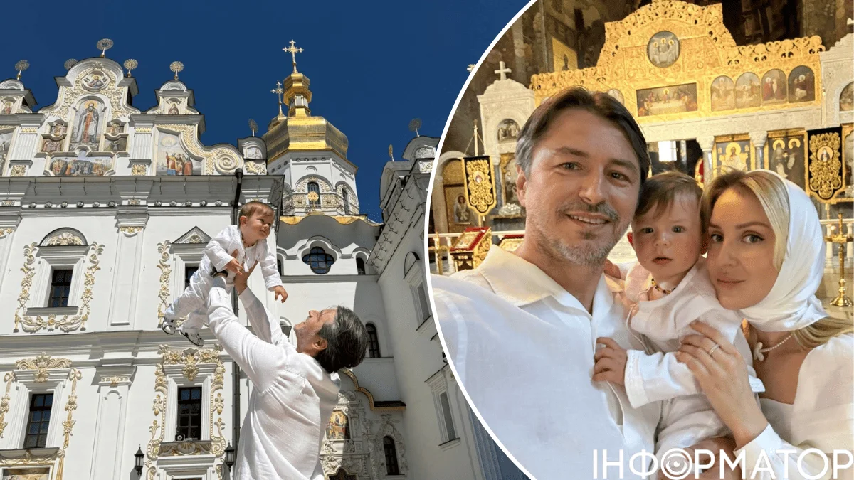 Притула охрестив сина Марка у Лаврі - всупереч ударам Росії по святині