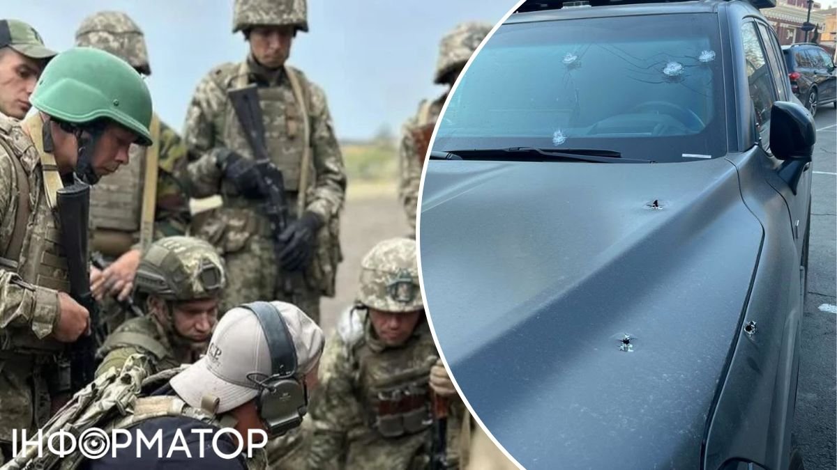 Новий скандал із полком Скеля - військовослужбовці погрожували кореспондентам Sky News та розстріляли впритул їхню машину - журналіст
