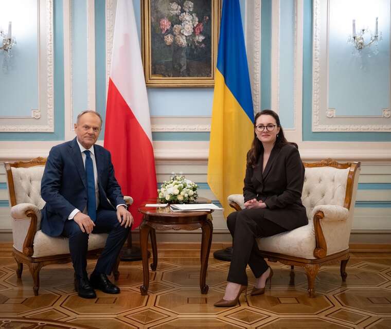 Пріоритет — ППО та зброя: Юлія Свириденко узгодила з Дональдом Туском нові кроки військової допомоги