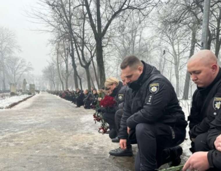 У Черкасах попрощалися з чотирма поліцейськими, загиблими на Корсунщині
