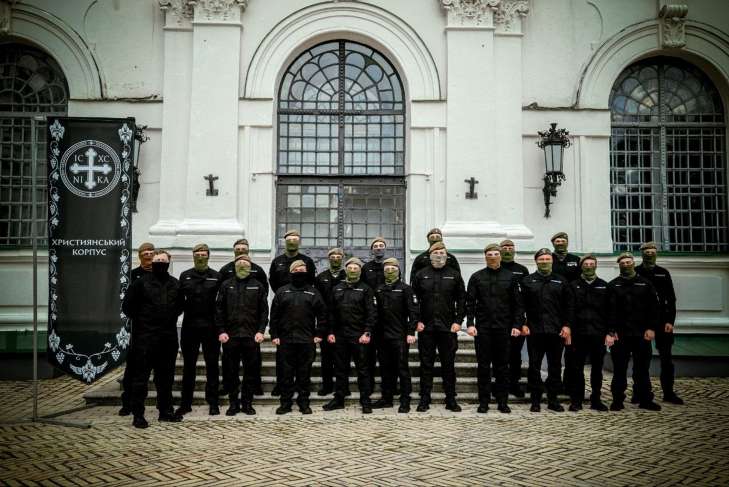 У Лаврі презентували Християнський корпус - бойове братерство, засноване на християнських цінностях