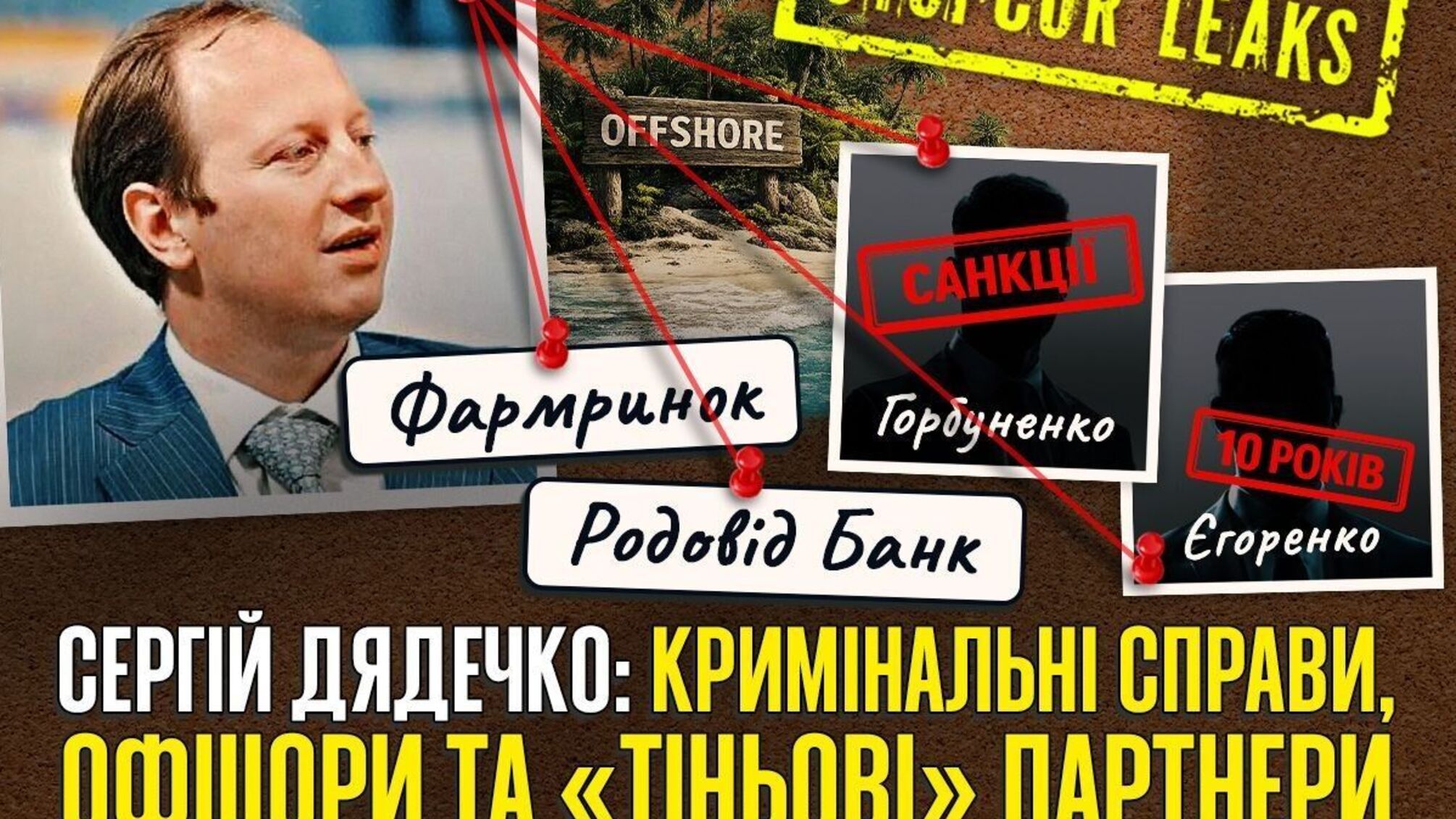 Справа про 35 млрд і санкційні партнери: що відомо про бізнес-інтереси Сергія Дядечка від ”Родовід Банку” до ”ФАРМАСЕЛ”