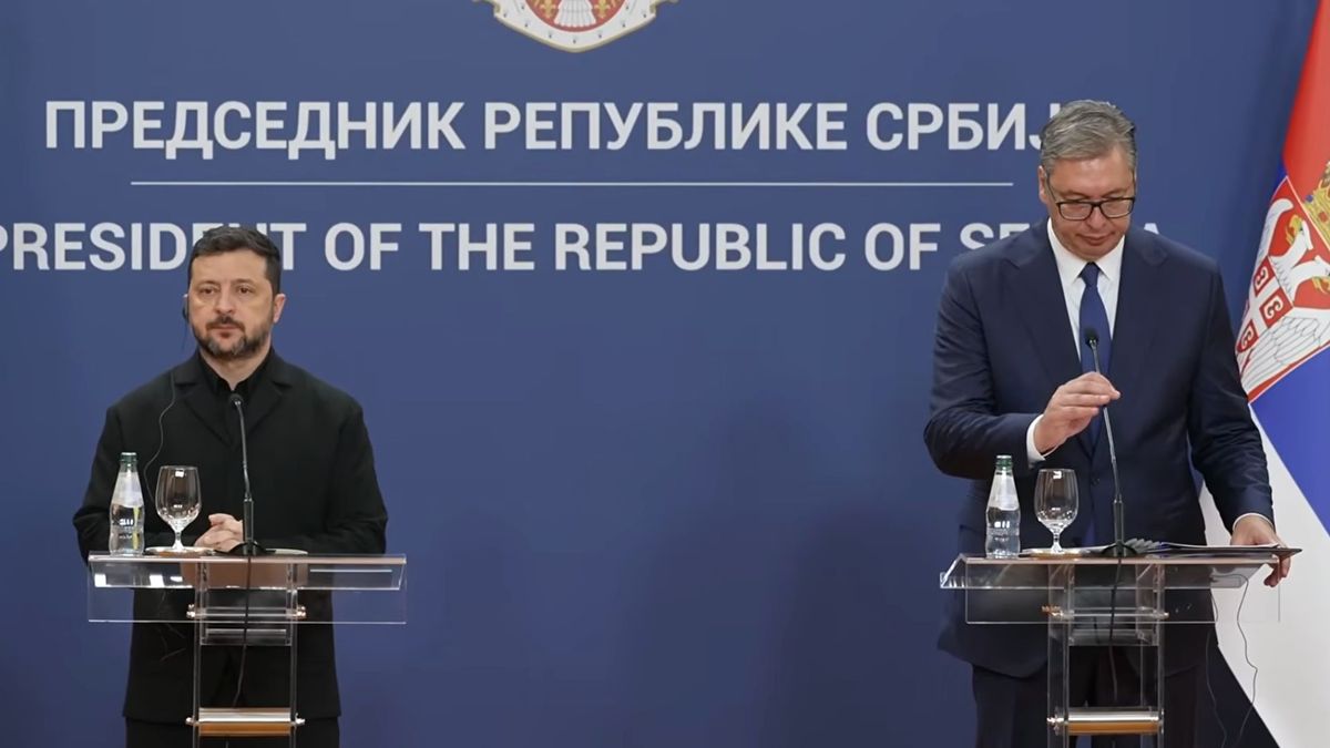 Zelensky conducts a press conference with Vucic: main statements