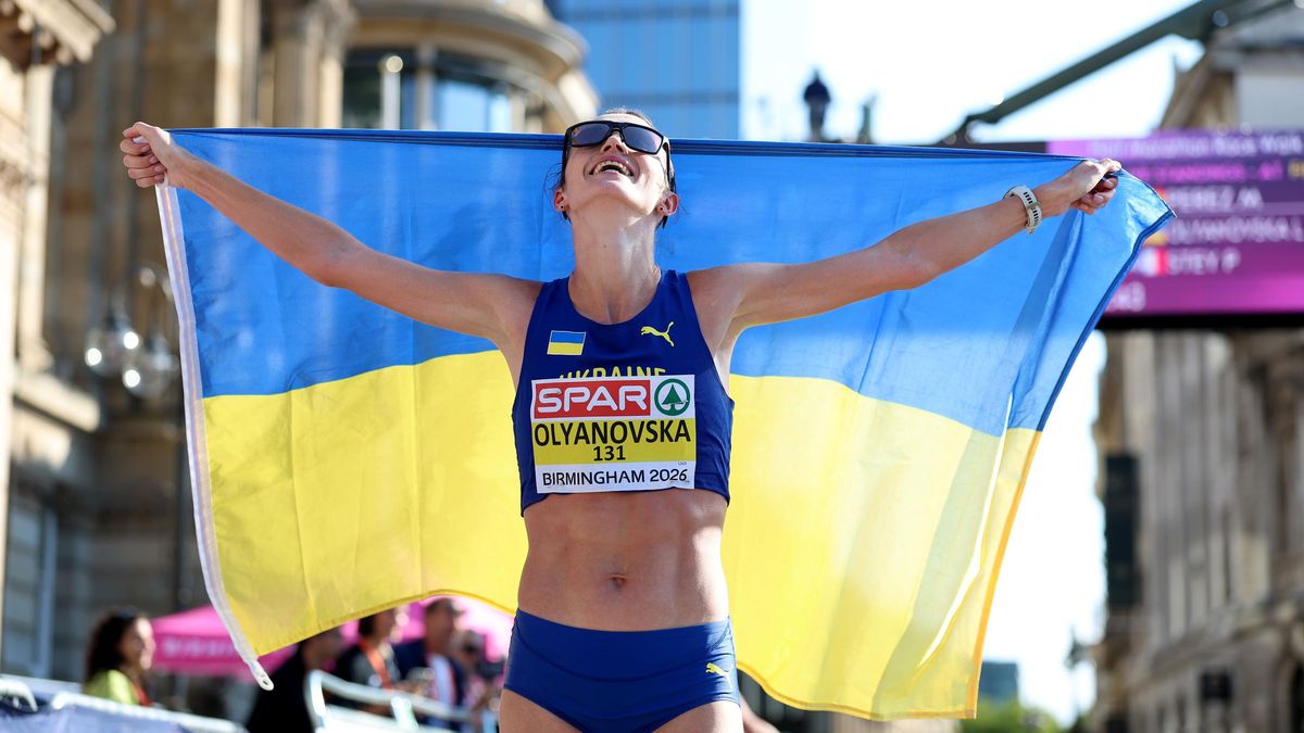 Olyanovska — European Championships bronze medalist 2026 in athletics
