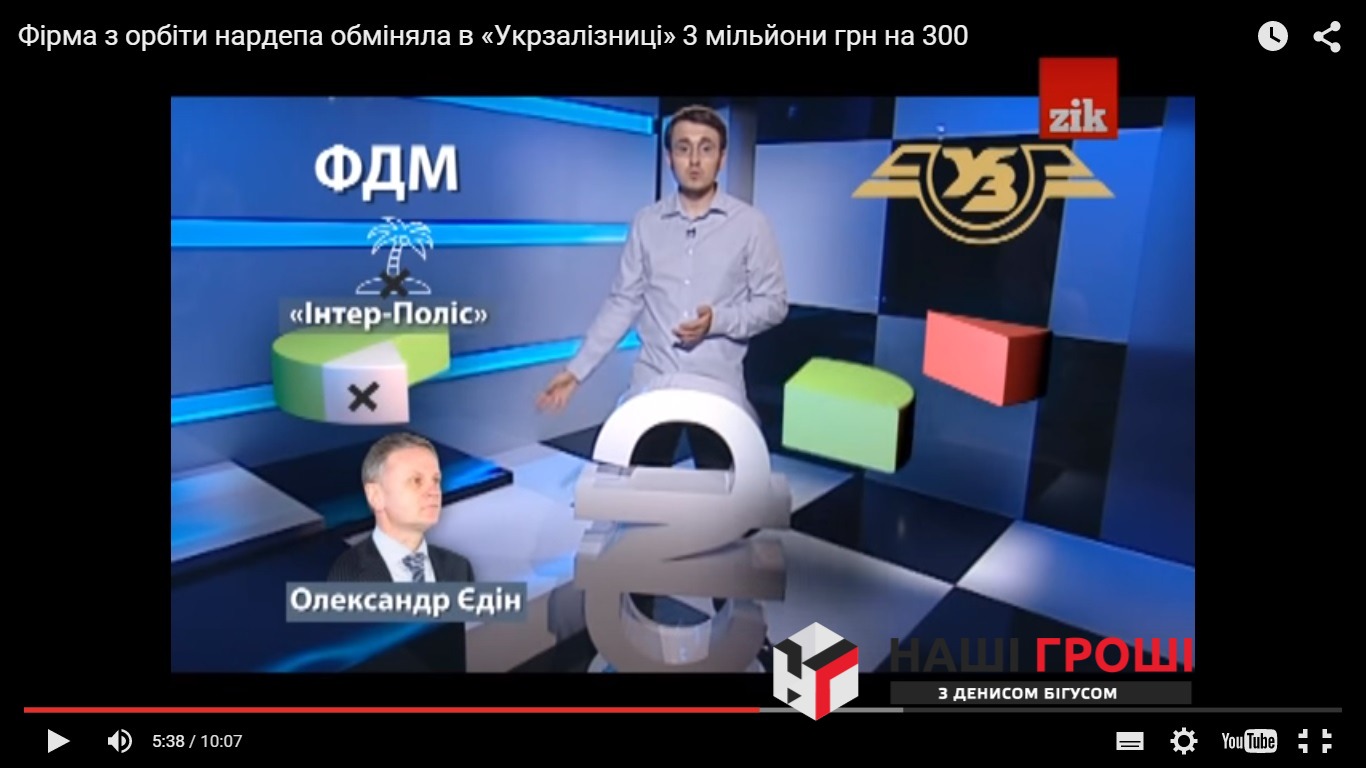 Фірма з орбіти нардепа обміняла в «Укрзалізниці» 3 млн грн на 300 млн