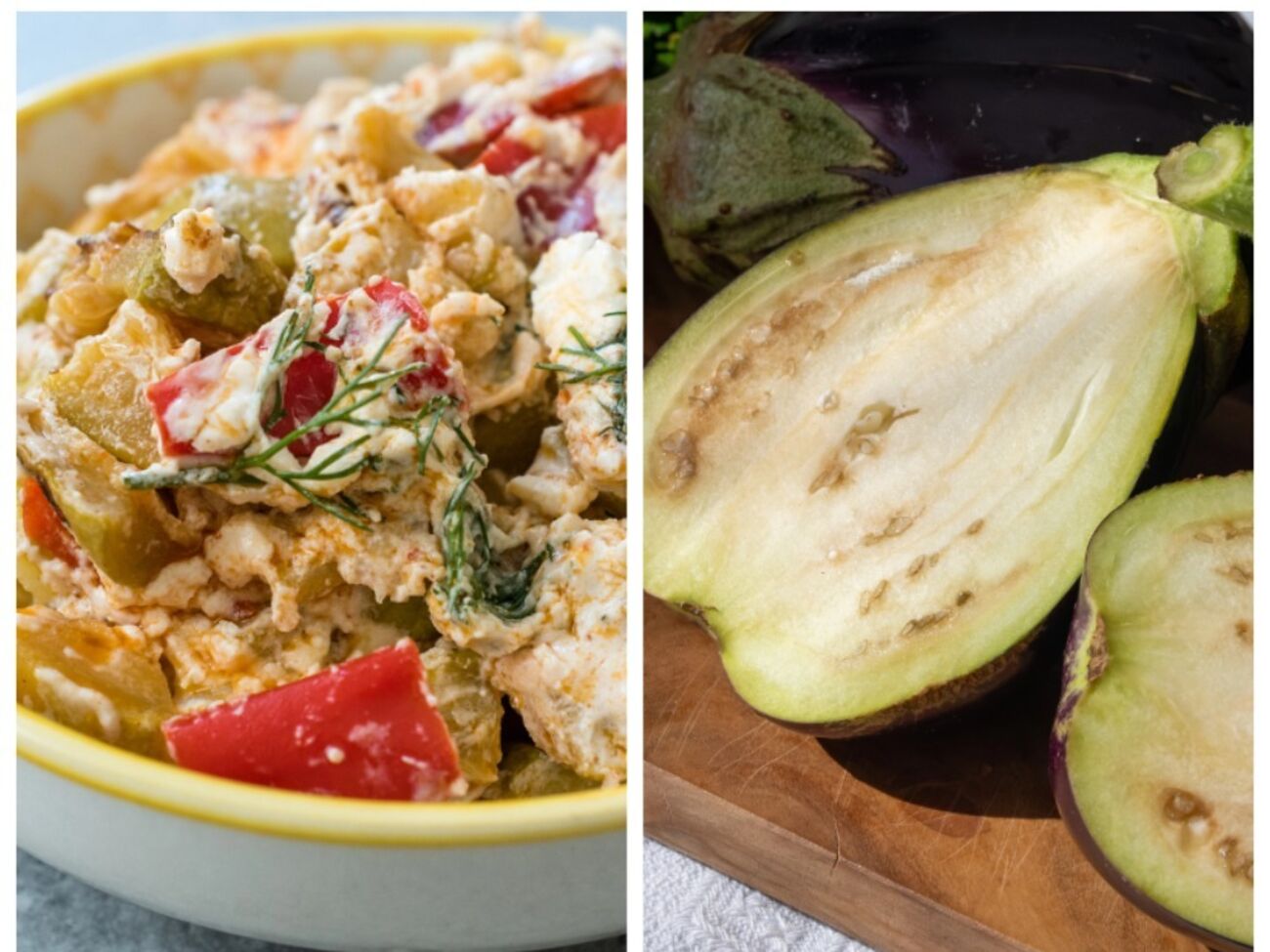 Hit Eggplant Salad. A Recipe You Can Improvise With
