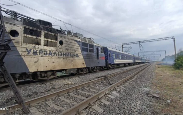 Росія двічі атакувала реактивними дронами на Одещині потяг з майже 600 пасажирами