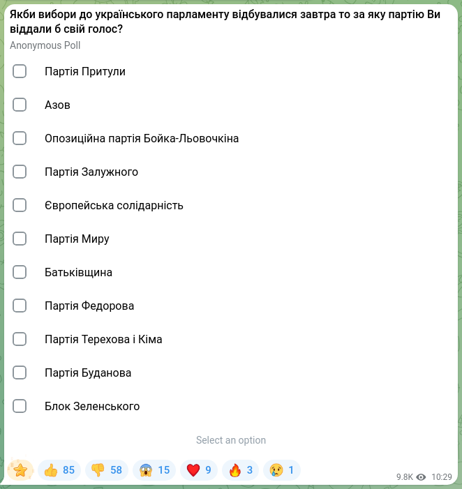Screenshot of a Telegram post: ➕Ігор Мосійчук 🦏